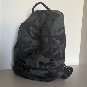 lululemon athletica black camo backpack